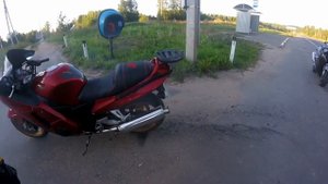 Бернаут на мотоцикле Honda CBR 1100xx