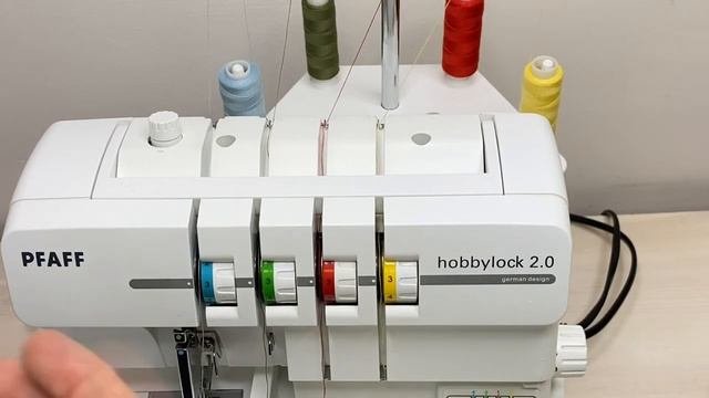 ЗАПРАВКА ОВЕРЛОКА. Подготовка оверлока Pfaff Hobbylock 2.0 к работе.