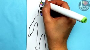 Как Нарисовать КРАСНОГО БАНБАН из  GARTEN OF BANBAN | Рисунки Юльки