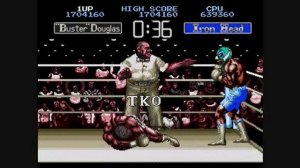 James Buster Douglas Knock Out Boxing Game Over