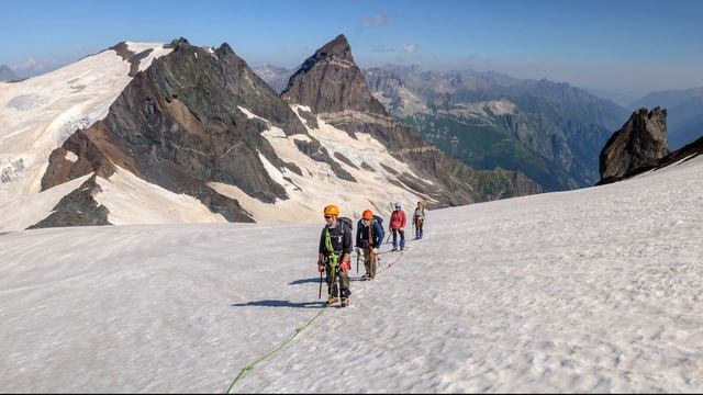 Домбай. Видео гид восхождения на вершины Софруджу. смотреть онлайн