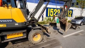 г. Пёнтег 평택 приехали, купить экскаватор Volvo EW60E