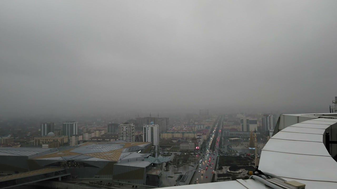 Вид на Грозный с 29 этажа смотреть онлайн