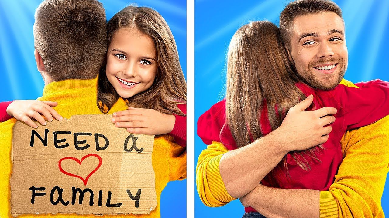 Мой папа влюбился в мою няню/ У меня новая мама смотреть