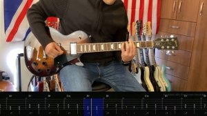Bon Jovi - It´s My life Guitar Cover w/ tabs by Dude Guitar Mx