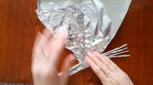 DIY Красота из фольги своими руками Делаем паука