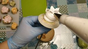 Торт с пионами, розами и гортензиями. КРЕМ БЗК