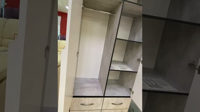 Распашной шкаф Лидер от фабрики мебели REALSHKAF смотреть онлайн