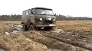 Внедорожник уаз на бездорожье.  На что способен уаз!