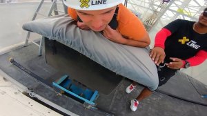 Зиплайн в Дубае (XLine Dubai Marina). Спуск с высоты 170 м.