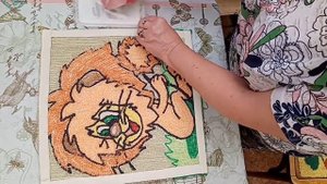 Ковровая вышивка. Проклейка ковровых изделий