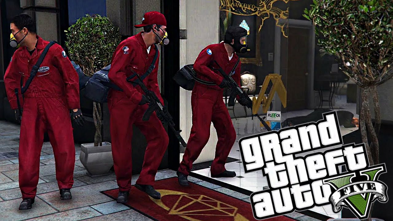 ОГРАБЛЕНИЕ ЮВЕЛИРНОГО | ПРОХОЖДЕНИЕ GTA 5 БЕЗ КОММЕНТАРИЕВ смотреть онлайн