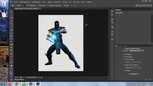 Photoshop CS6 создание прозрачного фона.
