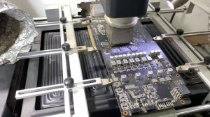 Ремонт видеокарты ASUS STRIX RX 580 замена видеочипа | Сервисный центр | Komplektoff. Новосибирск