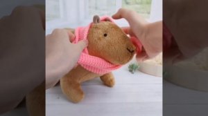 Большая плюшевая капибара #капибара #игрушка #капибары