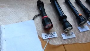 Сравнение характеристик подв фонарей серии D170