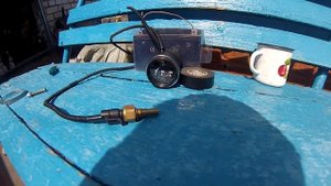 Датчик температуры масла на скутер,мото (Temperature sensor on a scooter/moto GY6)