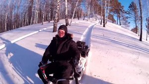 Горный толкач - мотобуксировщик)))