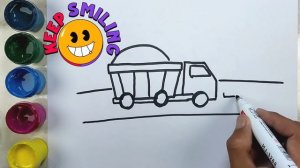 Drawing a kamaz for children  Рисование камаза для детей Bolalar uchun kamaz rasmini chizish