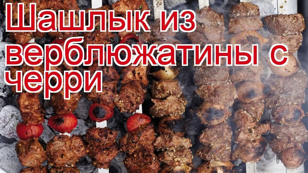 Как приготовить Верблюжатины пошаговый рецепт - Шашлык из верблюжатины с черри за 30-40 минут