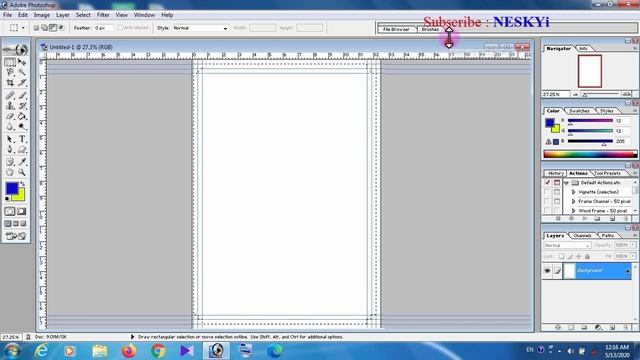 How to Design Photo Frame in Photoshop 7.0 ??? смотреть онлайн