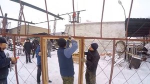 Сборка юрты