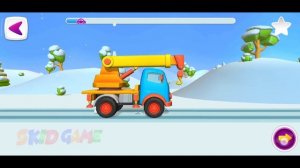 Leo the Truck & Crane - Game Play - Skid Game TV