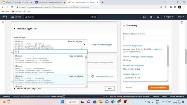 ec2 instance ala create cheyali | Ec2 in Aws смотреть онлайн