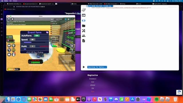 GRINDING SCRIPT FOR MILITARY TYCOON EVENT (ARMORED CAR EVENT) смотреть онлайн