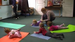 Укрепление спины в игровой форме малыши 2-3 года