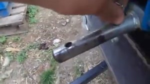 МОТОБЛОК НЕВА.  ПОЛОМКА  ШТЫРЬ ДЛЯ НАВЕСНОГО ОБОРУДОВАНИЯ