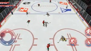 лучший и бесплатный хоккей для android NHL 2K Minnesota vs Anaheim