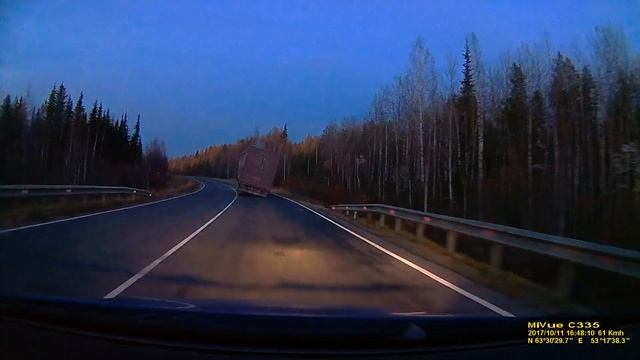 Дорога Сыктывкар - Ухта. Случай на дороге. смотреть онлайн