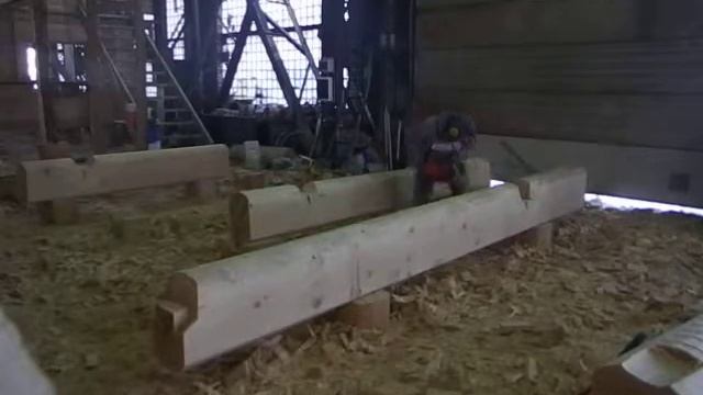 Рубка лафет, выпиливание норвежской чаши. смотреть онлайн