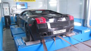 Lamborghini Gallardo 5.0V10. Замер на диностенде