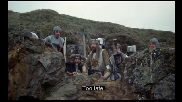 【SPOILER】clip12 (part 2) Behold the Cave of Caerbannog-Monty Python and the Holy Grail (1975) смотреть онлайн