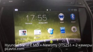 Hyundai SanaFE MD + Newsmy DT5251 + 2 камеры (pcavto.com)