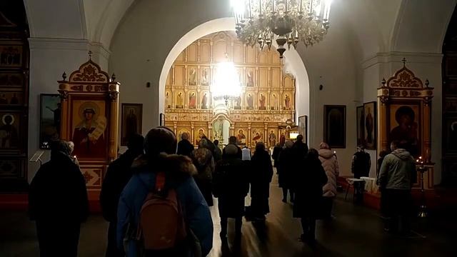 Утренняя литургия в Христорождественском храме с. Ямкино 03.01.2021г.