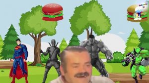 ЧЕЛЛЕНДЖ НАКОРМИ БУРГЕРАМИ СУПЕРГЕРОЕВ МАРВЕЛ ЧТОБЫ ОНИ ВЫЖИЛИ