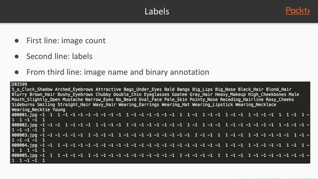Learning Neural Networks with Tensorflow –Large-Scale CelebFace Attribute Dataset|packtpub.com смотреть онлайн