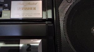 Двухкассетный стереомагнитофон FISHER PH-W801 Boombox 1988-года выпуска-AM-FM-радио-Япония