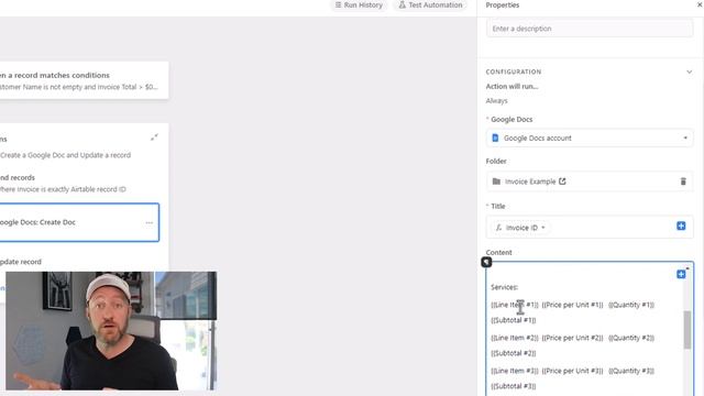 Create an Invoice in Airtable ⚡ Automate Google Docs from one record смотреть онлайн