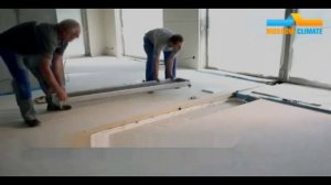 Монтаж внутрипольного конвектора. Инструкция