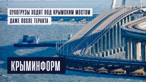 Судоходство в Керченской проливе не остановили после теракта на Крымском мосту