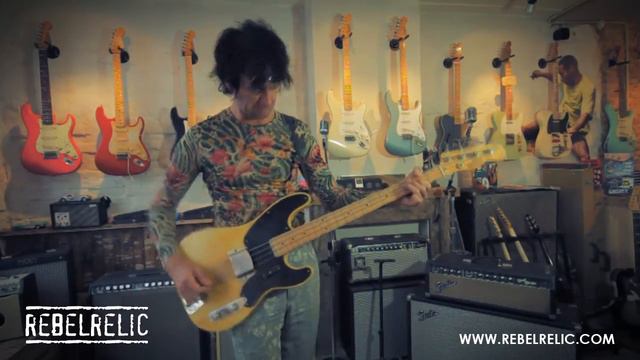 1951 Butterscotch P-Bass | REBELRELIC GUITAR SHOWCASE смотреть онлайн