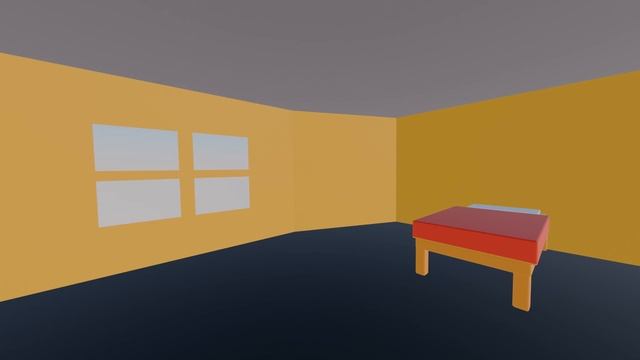 Eevee Bedroom render #blender #blender3d #blenderrender