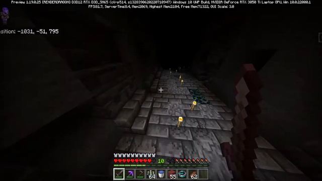 Minecraft Deep Dark Test 1 | Warden and Recovery Compass смотреть онлайн