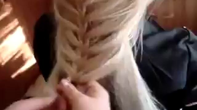 Модная пушистая коса смотреть онлайн