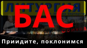 Приидите, поклонимся. Бас. Обиход. #православие