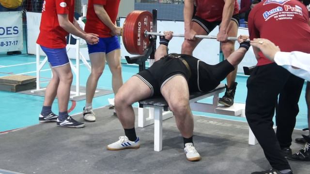 Бахтин жим 310 кг (Чемпионат ПФО 2014, Чебоксары) смотреть онлайн
